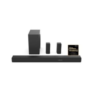 Buy the Hisense 580W 5.1 Channel Dolby Atmos Soundbar AX5100Q in Kenya at Home Gadgets. Designed to transform your home entertainment experience, this premium soundbar delivers powerful 580W output, immersive 5.1 channel surround sound, and cinematic Dolby Atmos audio for movies, music, and gaming. Key Specifications: 580W powerful audio output for immersive sound performance 5.1 channel surround sound for enhanced audio depth Dolby Atmos technology for cinematic audio experience Wireless subwoofer for deep and powerful bass Bluetooth connectivity for seamless wireless streaming Sleek modern design to complement your entertainment setup Hisense 580W 5.1 Channel Dolby Atmos Soundbar AX5100Q